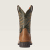 Ariat Youth Firecatcher Western Boot - Distressed Brown - Broken horn