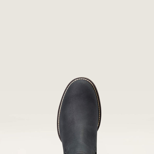 Ariat Mens Booker Ultra Round Toe Western Boot - Broken horn
