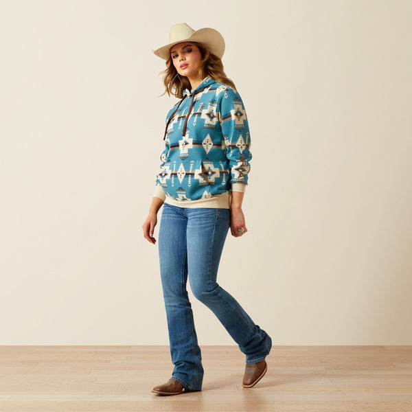 Ariat Logo 2.0 Printed Hoodie - Broken horn