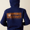 Ariat Woodshop Stack Hoodie - Broken horn