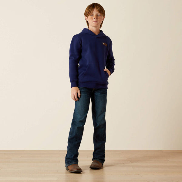 Ariat Woodshop Stack Hoodie - Broken horn