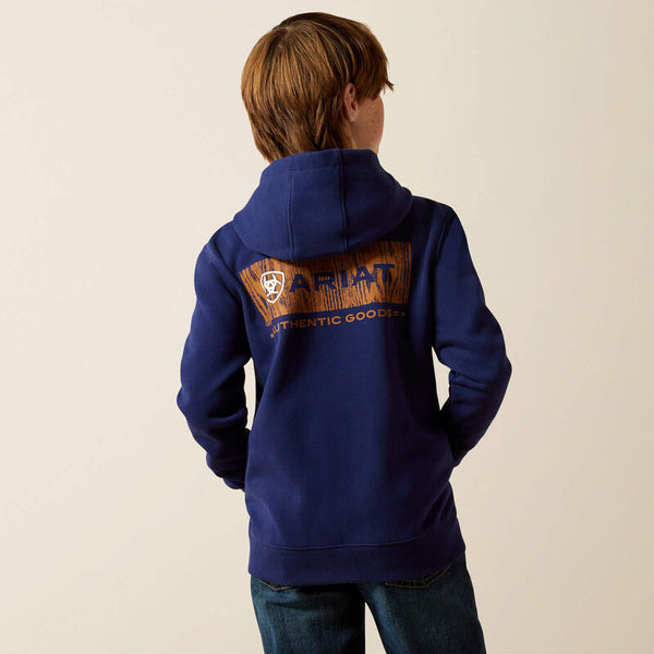 Ariat Woodshop Stack Hoodie - Broken horn