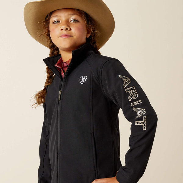 Ariat Logo Softshell Jacket Youth - Broken horn