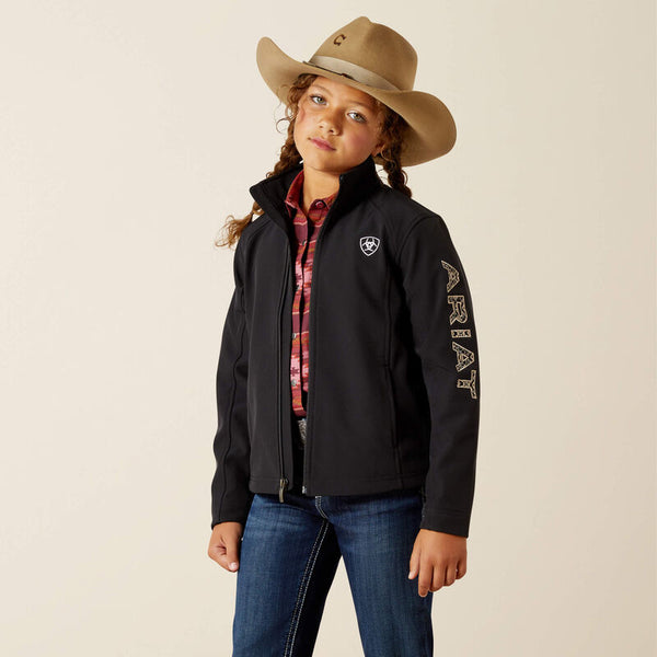 Ariat Logo Softshell Jacket Youth - Broken horn
