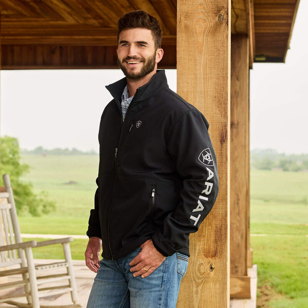 Ariat Men's Logo Softshell Jacket - Broken horn