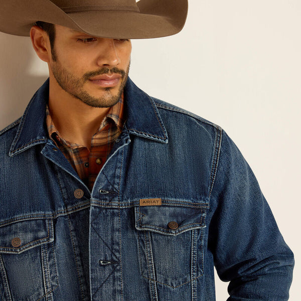 Ariat Blanket Lined Trucker Jacket - Broken horn