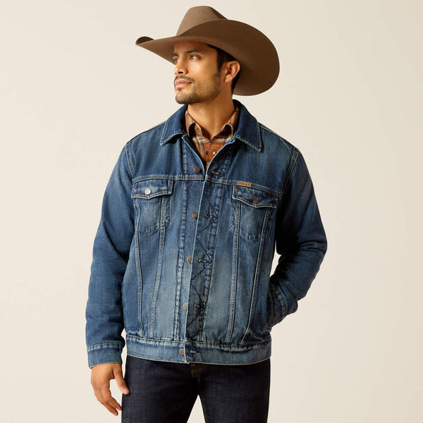 Ariat Blanket Lined Trucker Jacket - Broken horn