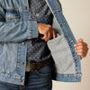 Ariat Denim Trucker Jacket - Broken horn