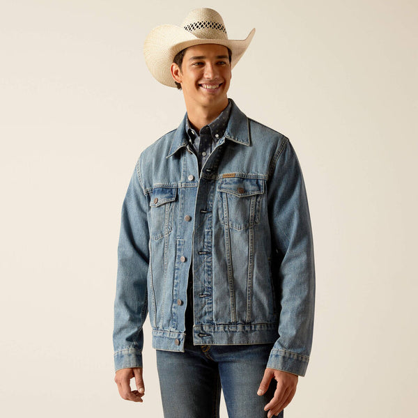 Ariat Denim Trucker Jacket - Broken horn