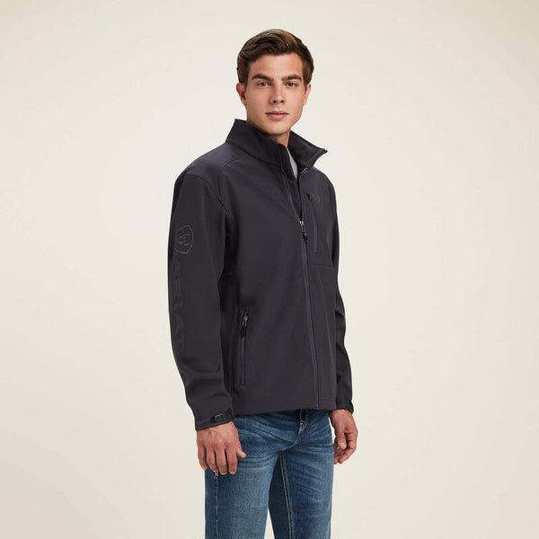 Ariat Mens Logo 2.0 Softshell Jacket - Phantom - Broken horn