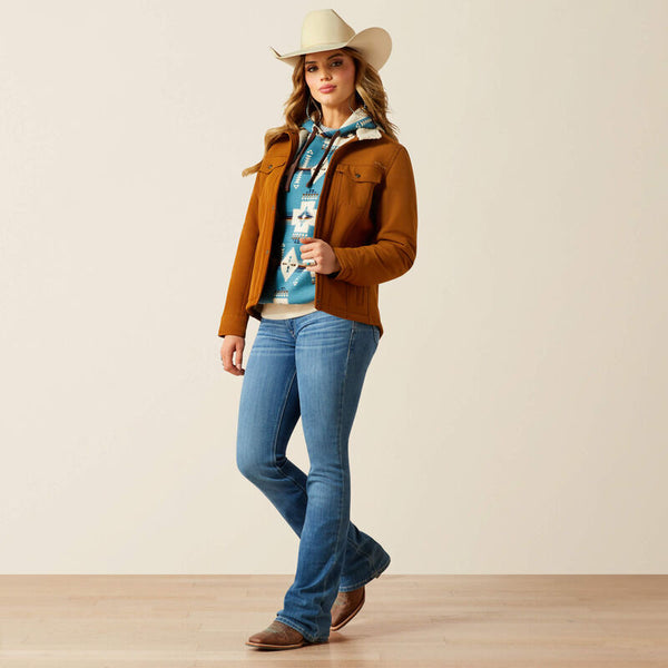 Ariat Berber Back Softshell Jacket - Broken horn