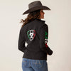 Ariat Women's Classic Team Softshell Brand Jacket - Broken horn