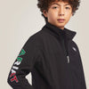Ariat New Team Softshell Mexico Jacket Youth - Black - Broken horn
