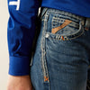 Ariat B5 Slim Charger Stackable Straight Leg Jean - Broken horn