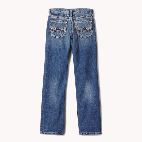 Ariat B5 Slim Charger Stackable Straight Leg Jean - Broken horn