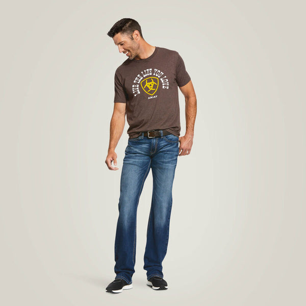 Ariat M7 Rocker Stretch Nassau Stackable Straight Leg Jean - Broken horn