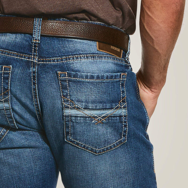 Ariat M7 Rocker Stretch Nassau Stackable Straight Leg Jean - Broken horn