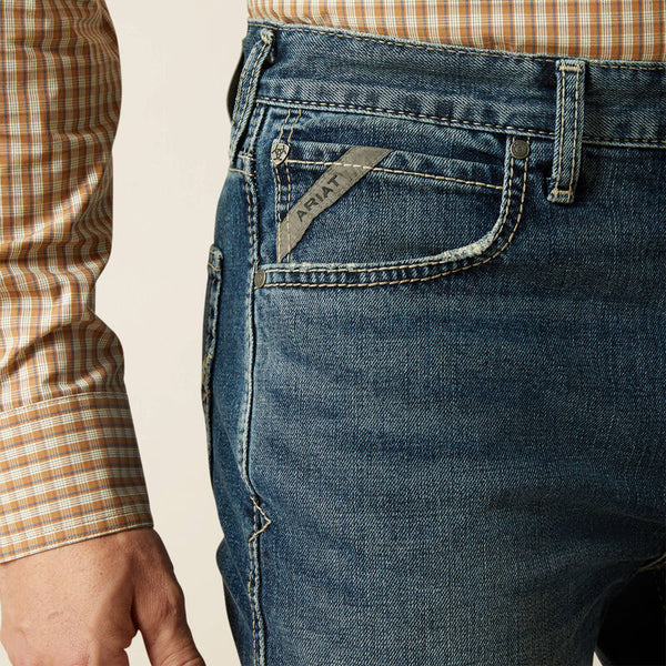 Ariat M7 Slim Sawyer Classic Rise Straight Leg Jeans - Broken horn