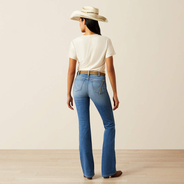 Ariat High Rise Cassandra Boot Cut Jeans - Broken horn