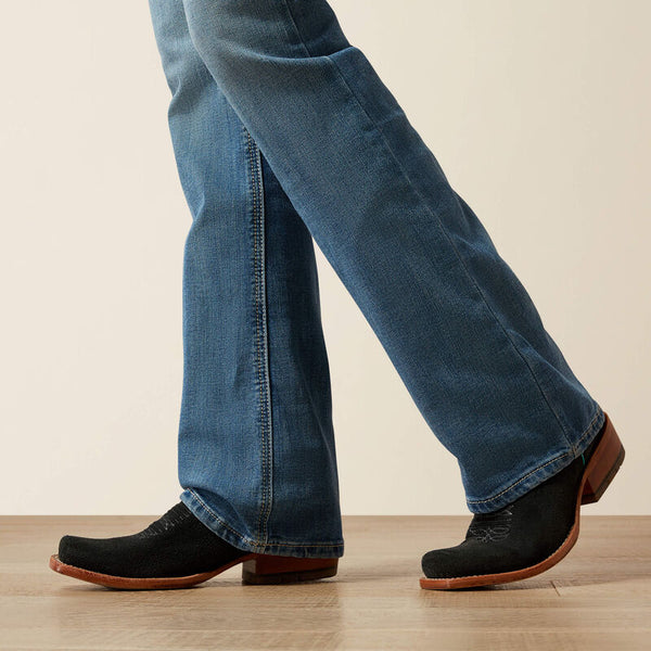 Ariat High Rise Rowyn Boot Cut Jean - Broken horn
