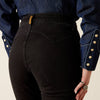 Ariat Women's High Rise Dixie Slim Trouser Jeans - Broken horn