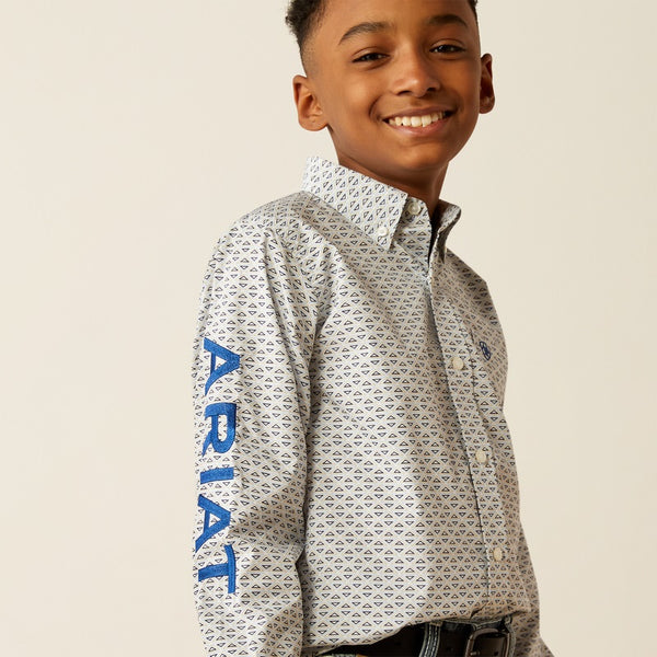 Ariat Youth Team Drew Classic Fit Shirt - Broken horn