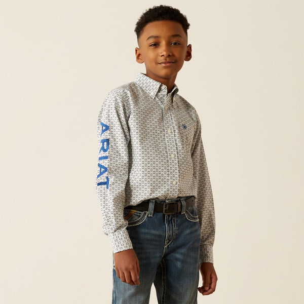 Ariat Youth Team Drew Classic Fit Shirt - Broken horn