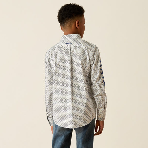 Ariat Youth Team Drew Classic Fit Shirt - Broken horn