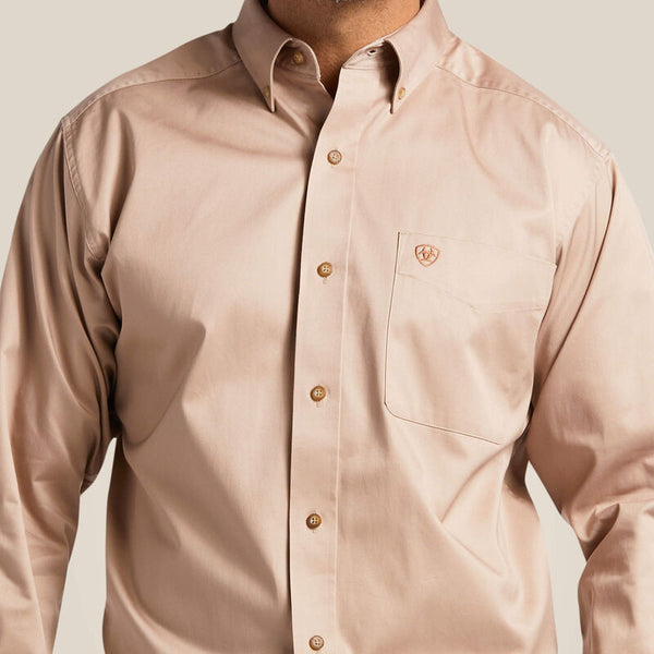 Ariat Solid Twill Classic Fit Shirt - Broken horn
