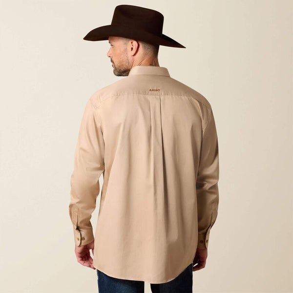 Ariat Solid Twill Classic Fit Shirt - Broken horn