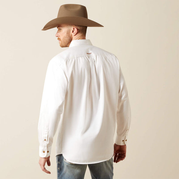 Ariat Solid Twill Classic Fit Shirt - Broken horn