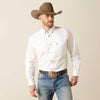 Ariat Solid Twill Classic Fit Shirt - Broken horn