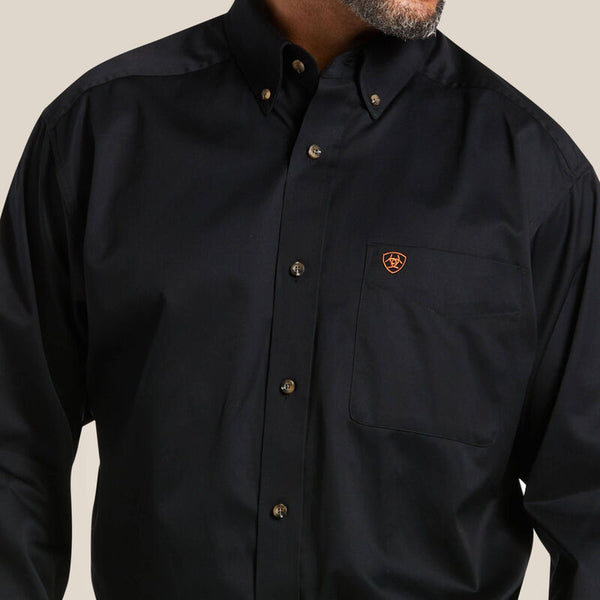 Ariat Solid Twill Classic Fit Shirt - Broken horn