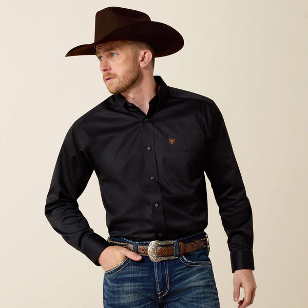 Ariat Solid Twill Classic Fit Shirt - Broken horn