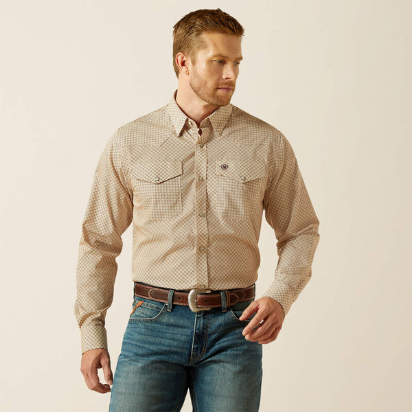 Ariat Wrinkle Free Fitted Shirt - Broken horn