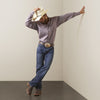 Ariat Men Demetri Fitted Shirt - Wine Club - Broken horn