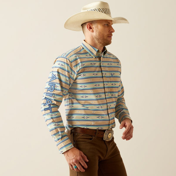 Ariat Men's Team Peer Classic Fit Shirt - Broken horn