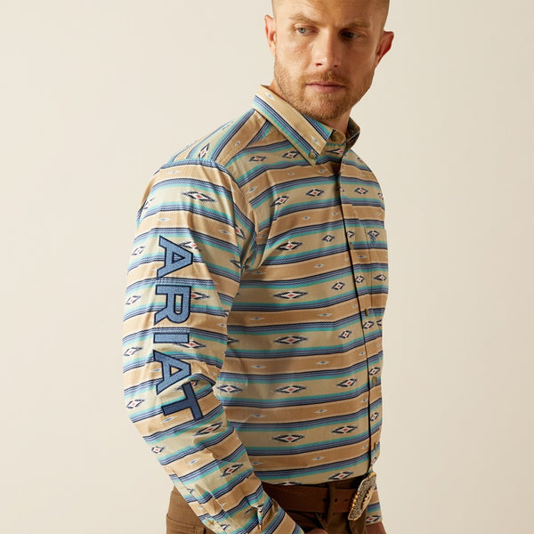 Ariat Men's Team Peer Classic Fit Shirt - Broken horn