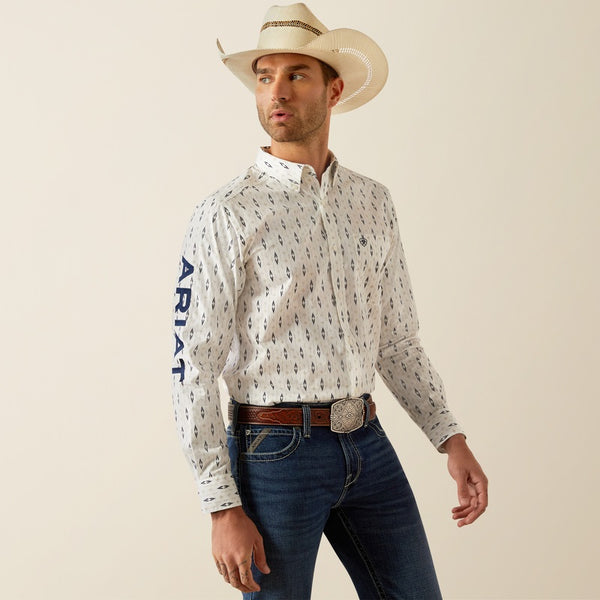Ariat Men's Team Perkins Fitted Shirt - Broken horn