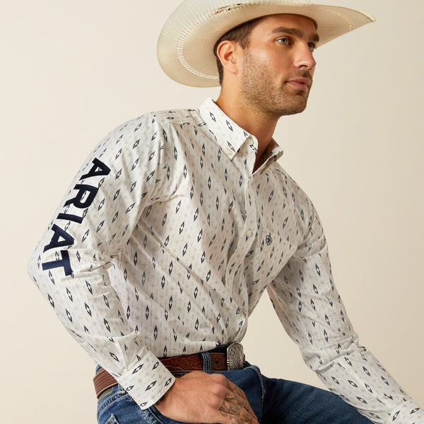 Ariat Men's Team Perkins Fitted Shirt - Broken horn