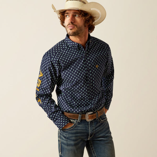 Ariat Men's Team Powell Fitted Shirt - Broken horn