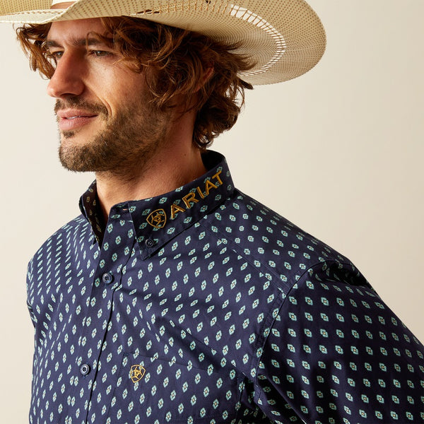 Ariat Men's Team Powell Fitted Shirt - Broken horn