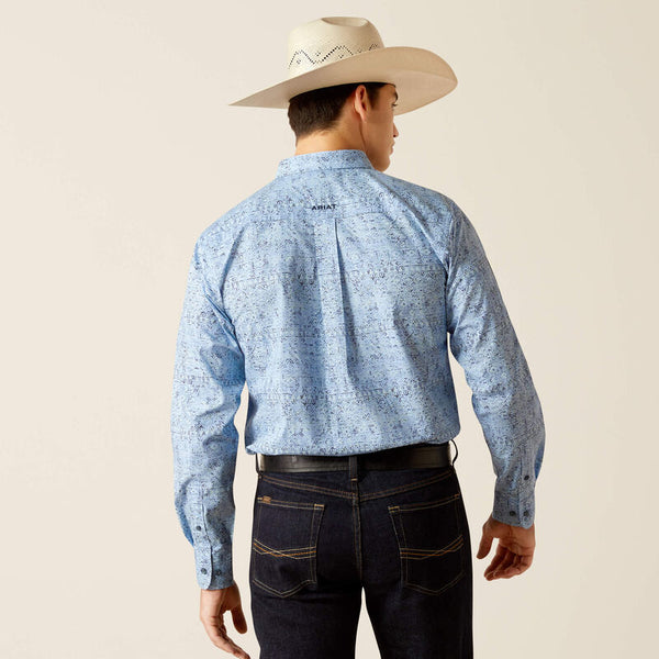 Ariat Men's Team Vaughn Fitted Shirt - Broken horn