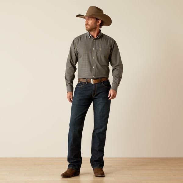 Ariat Men's Wrinkle Free Ferris Classic Fit Shirt - Broken horn