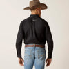 Ariat Men Team Logo Twill Classic Fit - Black Mexico - Broken horn