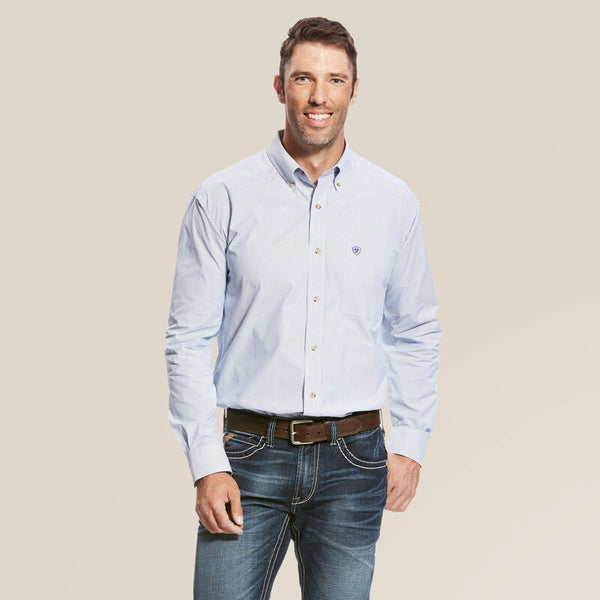 Ariat Pro Series Dayne Mini Stripe Shirt - Broken horn