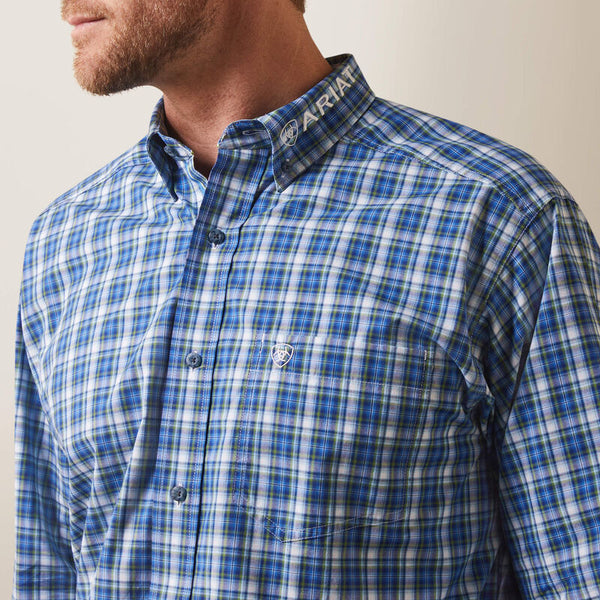Ariat Pro Series Team Samson Classic Fit Shirt - Blue - Broken horn