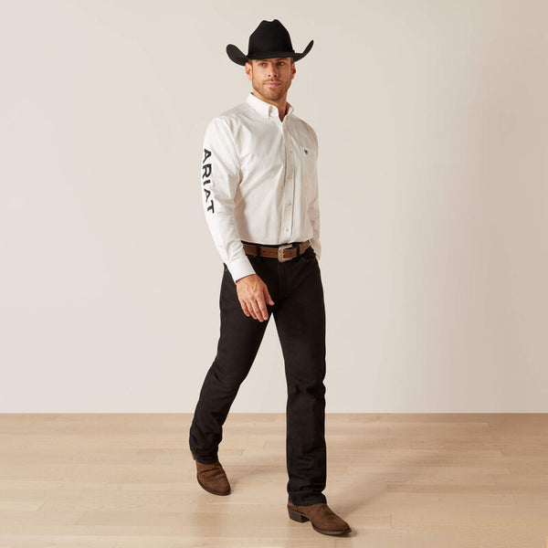 Ariat Team Logo Twill Classic FIt Shirt - Broken horn