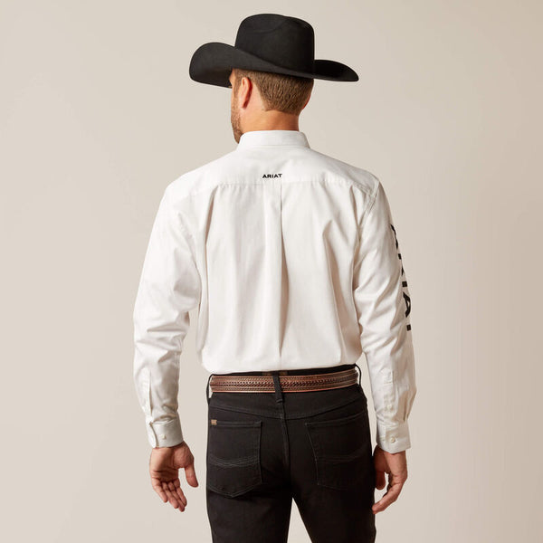 Ariat Team Logo Twill Classic FIt Shirt - Broken horn