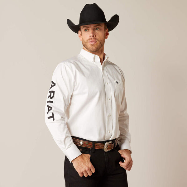 Ariat Team Logo Twill Classic FIt Shirt - Broken horn